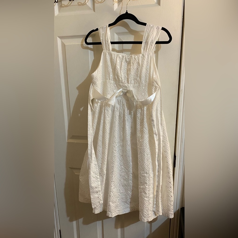 Child's white dress